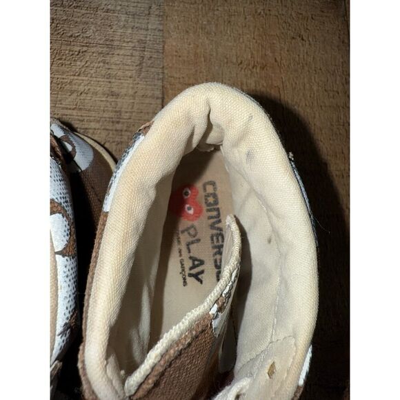 Converse x Comme des Garcons Play CDG Hi Pro Heart women’s 6.5 - Picture 7 of 12